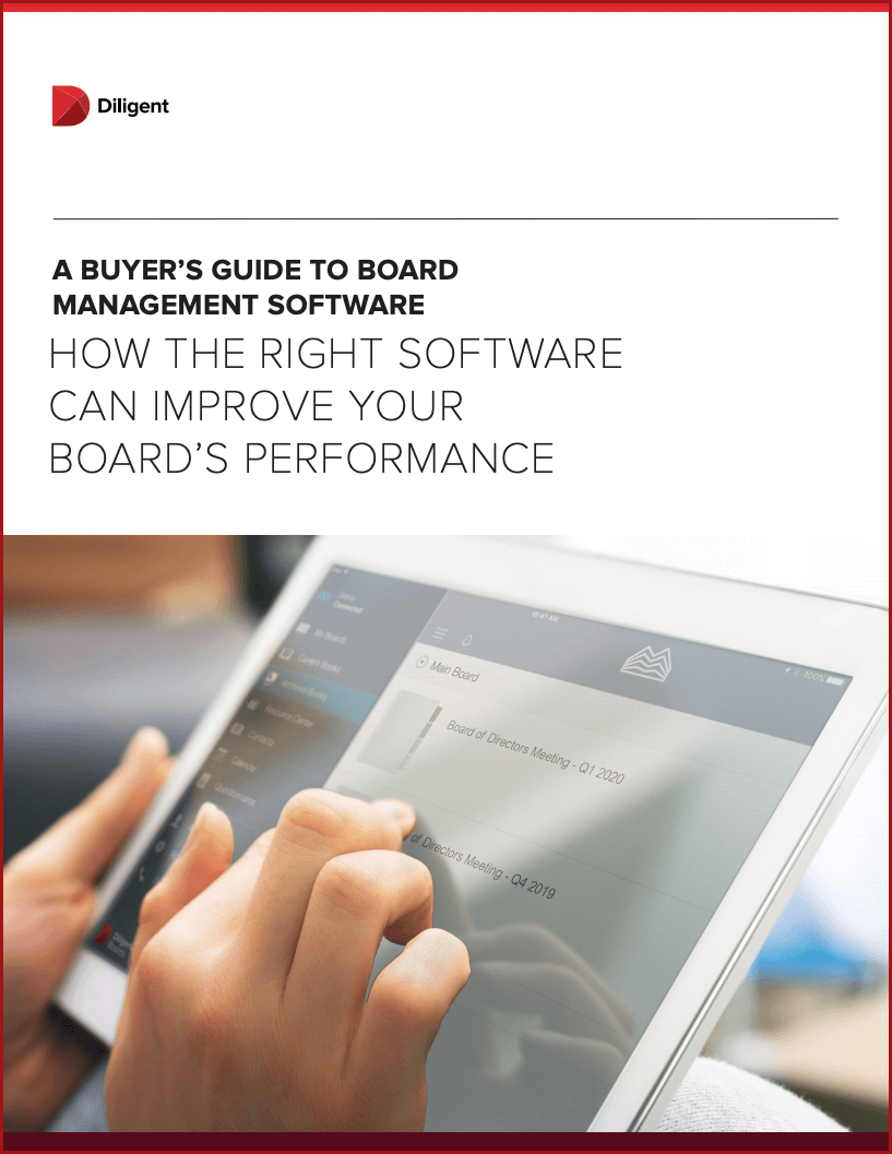 Board Management Software Buyer’s Guide Board Management Software Buyer’s Guide