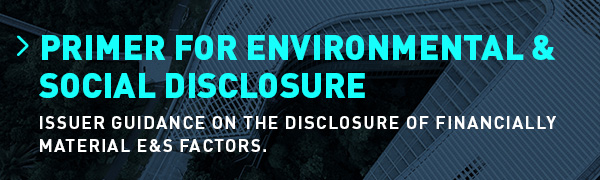 A Primer for Environmental & Social Disclosure