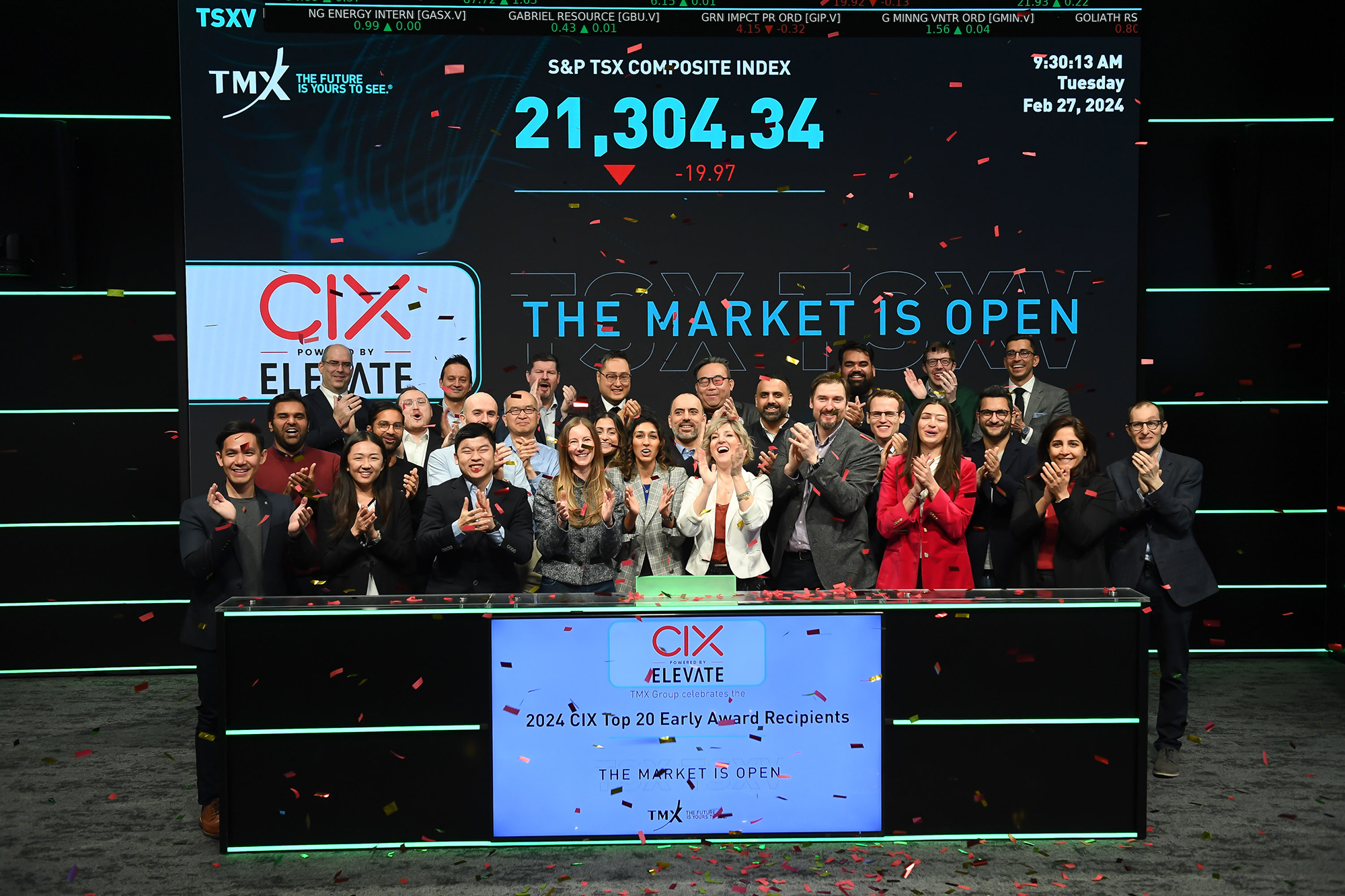 TMX TSX TSXV News Market Opens