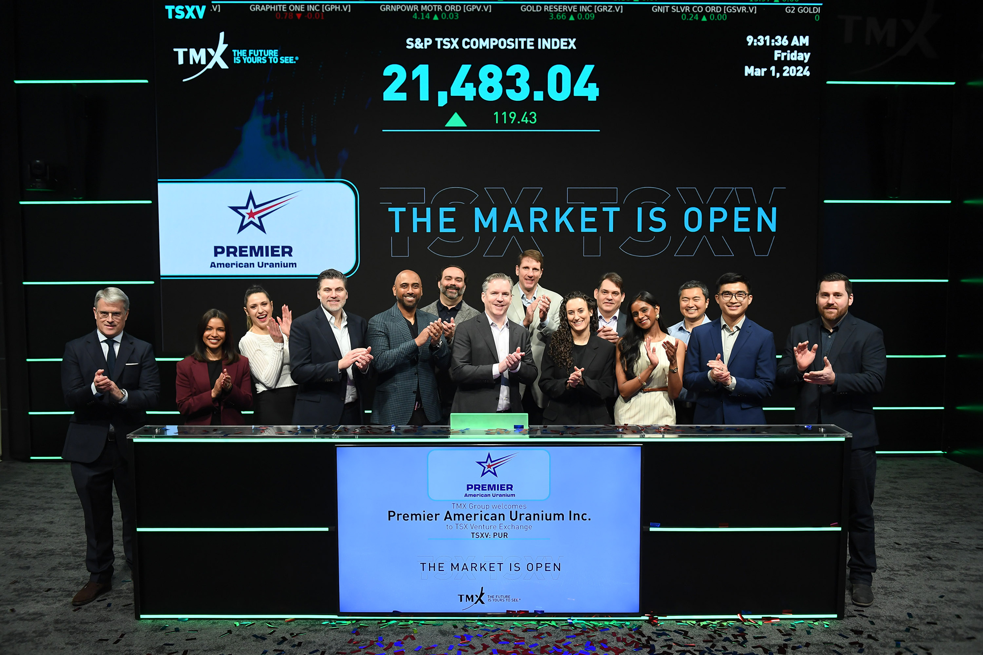 TMX TSX TSXV News Market Opens